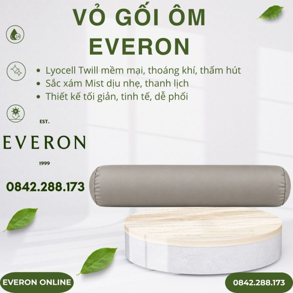 Vỏ gối ôm Everon BSL711 Mist