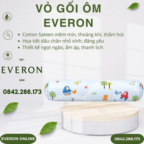 Vỏ gối ôm Everon CPM27202 Track & Tail