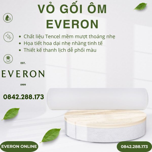 Vỏ gối ôm Everon EPT25018 Nét Chân Thành Tencel