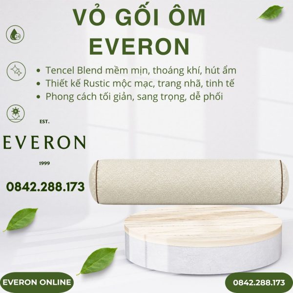 Vỏ gối ôm Everon EPTC27033 Rustic