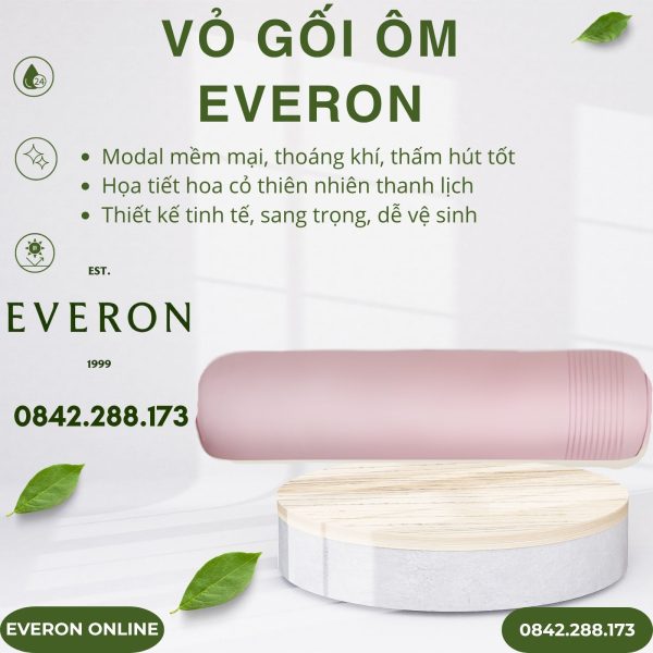 Vỏ gối ôm Everon ESM26004 Đồng ca hoa cỏ
