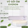 Vỏ gối ôm Everon ESTC26003 Mẫu đơn tím
