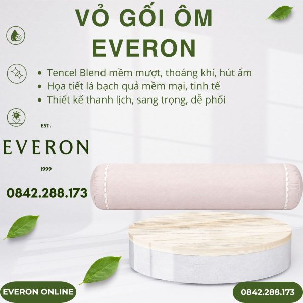 Vỏ gối ôm Everon ESTC27001 Ginkgo