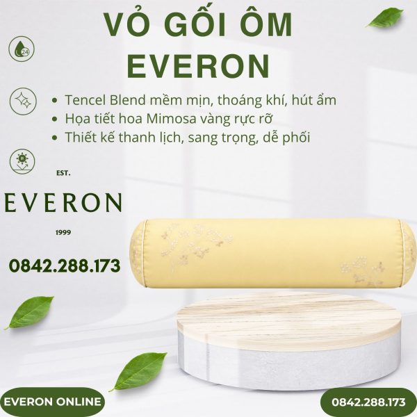 Vỏ gối ôm Everon ESTC27005 Mimosa