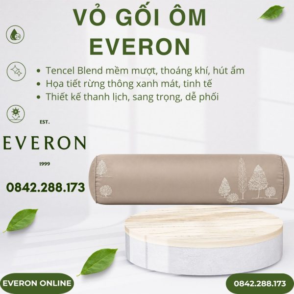 Vỏ gối ôm Everon ESTC27006 Pine