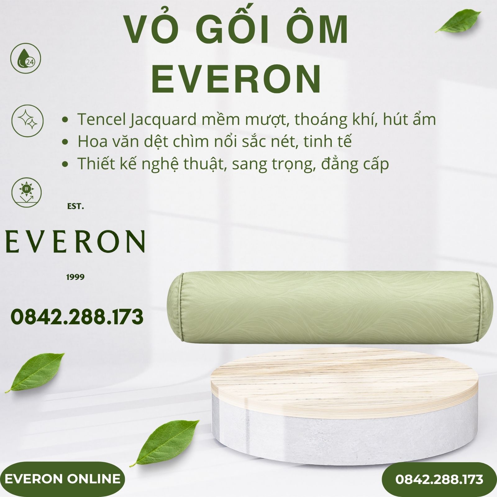Vỏ gối ôm Everon ESTJ27017 Art Decor Vỏ gối ôm Everon ESTJ27017 Art Decor