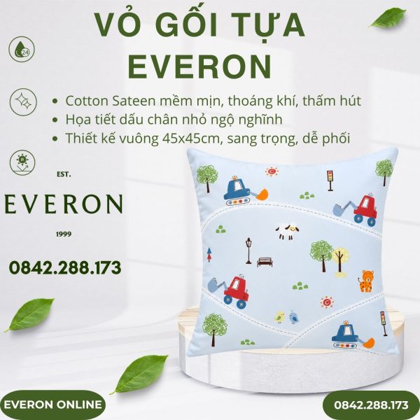 Vỏ gối tựa Everon CPM27202 Track & Tail