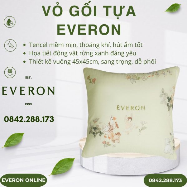 Vỏ gối tựa Everon CPT26202 Khu Rừng Cổ Tích