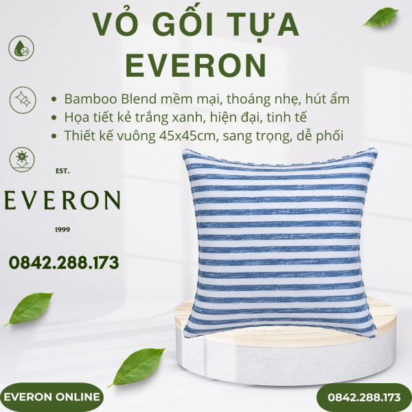 Vỏ gối tựa Everon EPBC25014 Nét Đương Thời