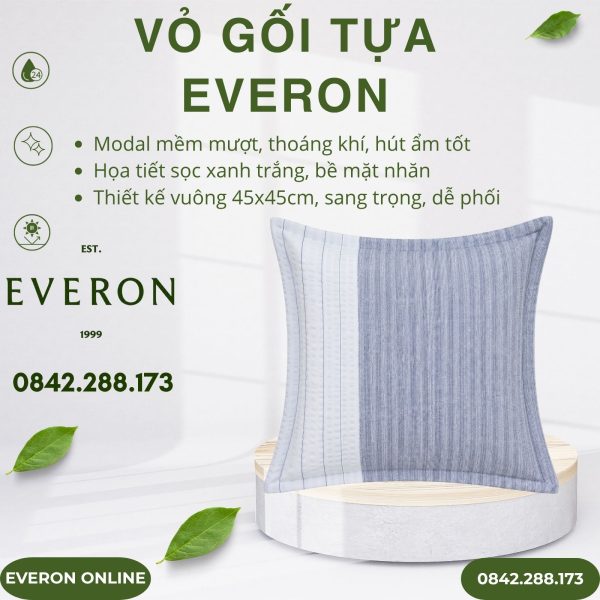 Vỏ gối tựa Everon EPM25013 Con Đường Mới