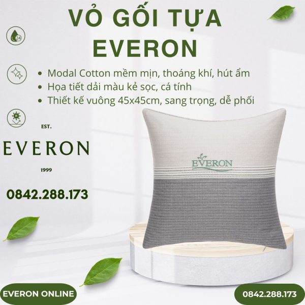 Vỏ gối tựa Everon EPM25043 Dải Màu Mạnh Mẽ