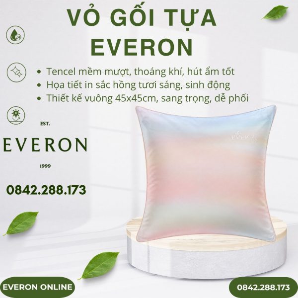 Vỏ gối tựa Everon EPT25015 Ánh Dương Lấp Lánh