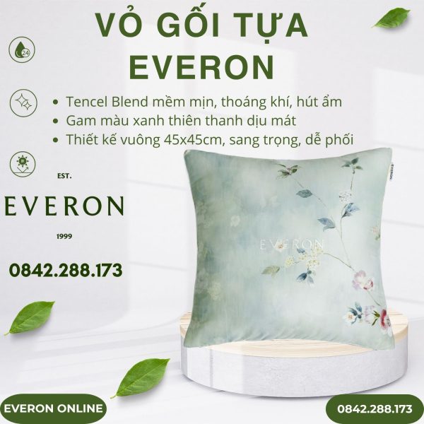 Vỏ gối tựa Everon EPTC26011 Thu Thiên Thanh