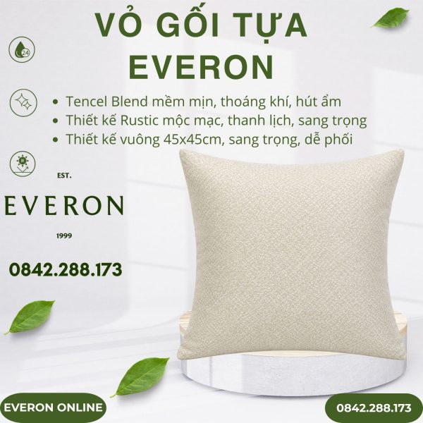 Vỏ gối tựa Everon EPTC27033 Rustic 45x45cm