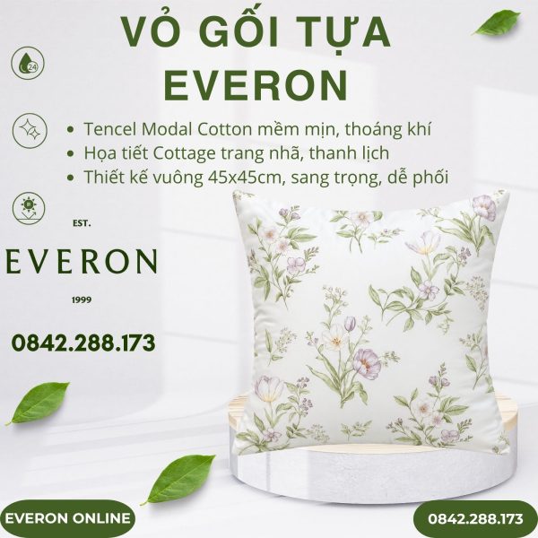 Vỏ gối tựa Everon EPTMC27028 Cottage 45x45cm
