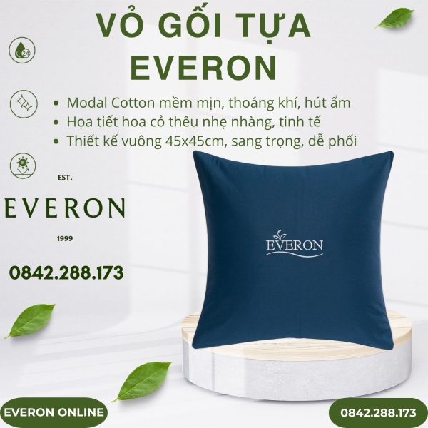 Vỏ gối tựa Everon ESM25023 Nét Khiêm Tốn