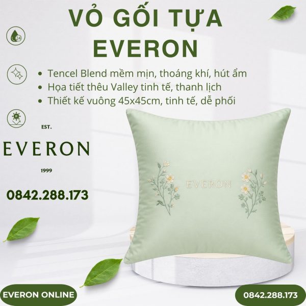 Vỏ gối tựa Everon ESTC27004 Valley 45x45cm