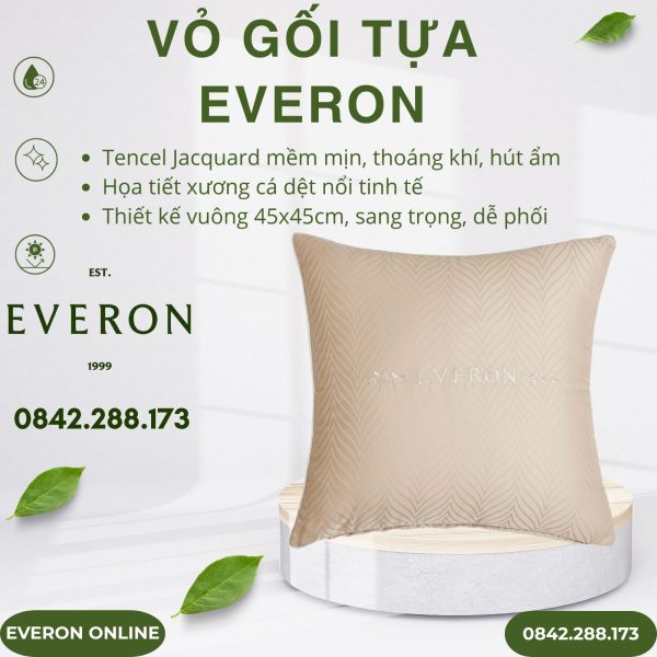 Vỏ gối tựa Everon ESTJ26008 Herringbone