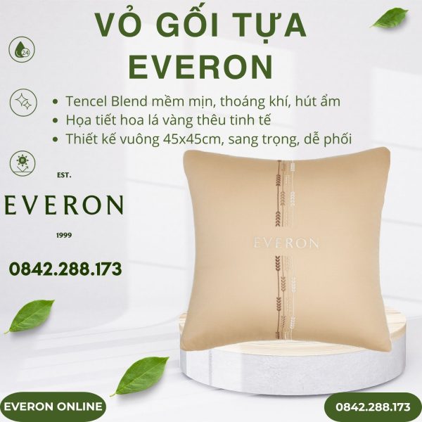 Vỏ gối tựa Everon ESTMC26006 Cánh Đồng Vàng