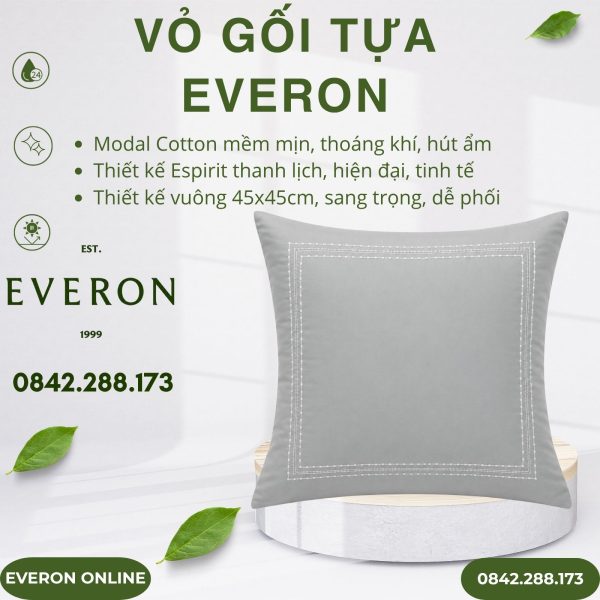 Vỏ gối tựa Everon ESTMC27002 Espirit 45x45cm