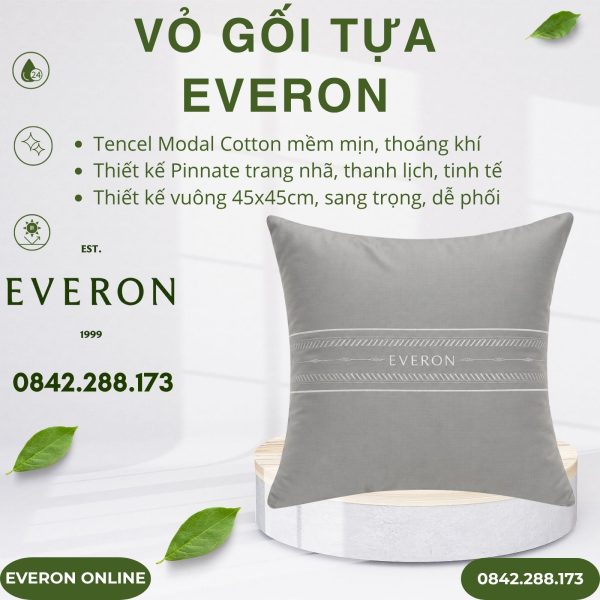 Vỏ gối tựa Everon ESTMC27012 Pinnate 45x45cm